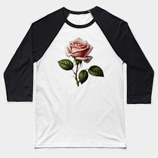 pink rose Baseball T-Shirt